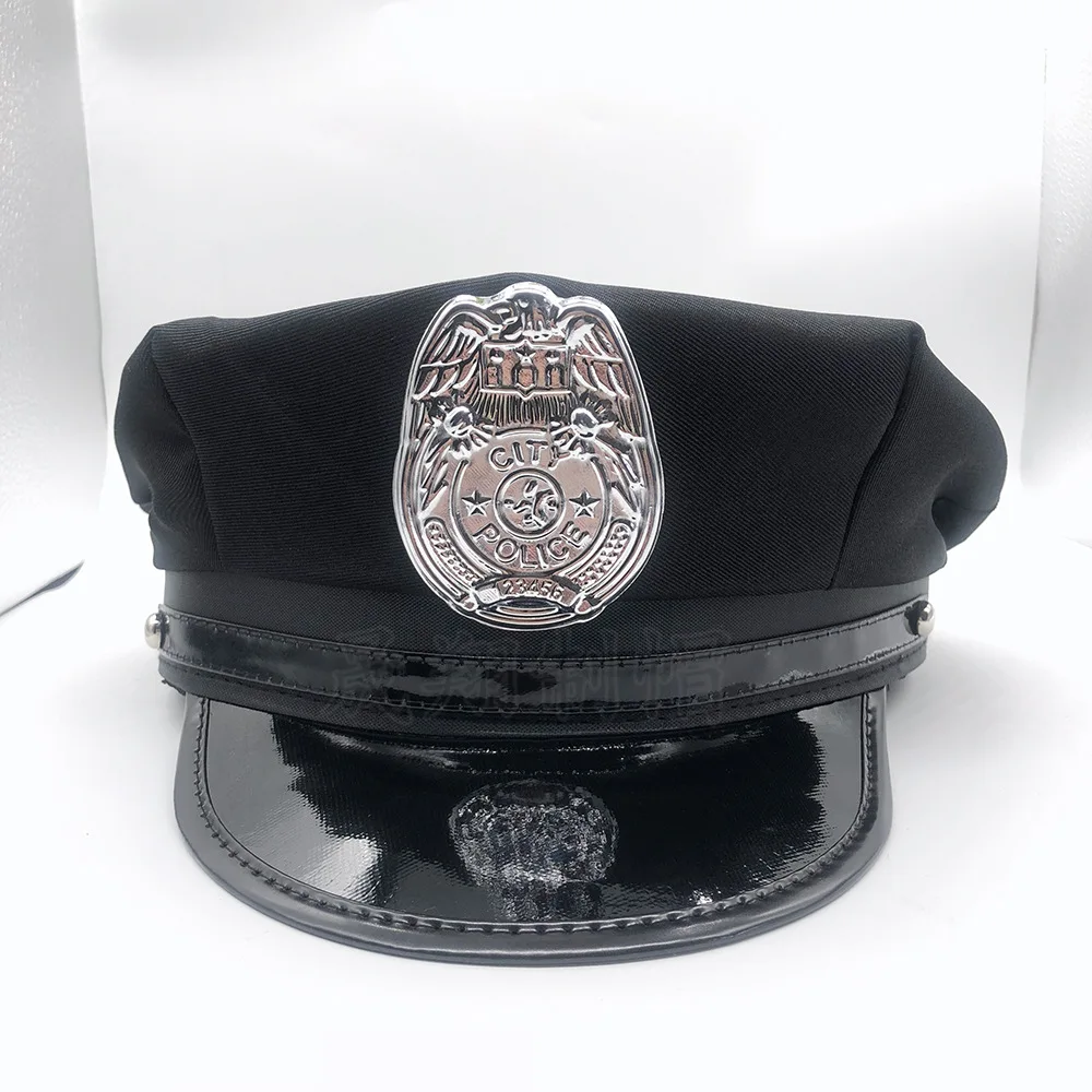 Top Trends: Baseball Caps For Men Women Teens Boys Girls Police Cop Hat Policeman Cosplay Halloween Party Performance Y2k Hats Shoppable Styles - Image 5