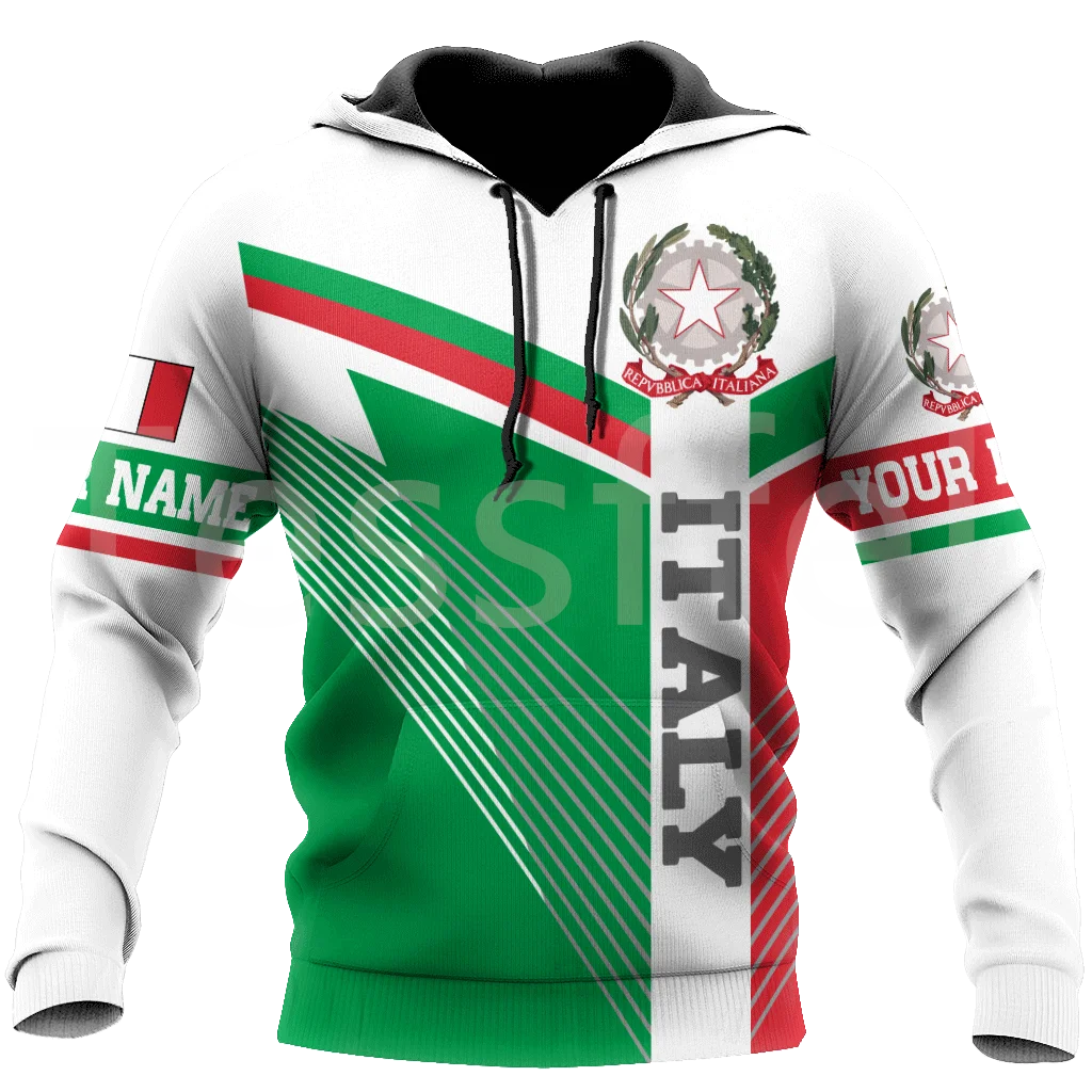 Top Trends: Tessffel Country Flag Italy Soldier Military Army Cops Tattoo Retro Long Sleeves 3DPrint Men / Women Casual Jacket Funny Hoodies X Shoppable Styles