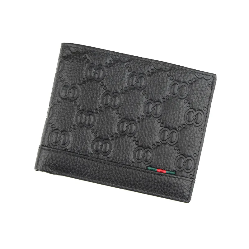 Top Trends: Men's Genuine Leather Wallet, Short Wallet, Bank Credit Card Holder, Classic Embossed Design Shoppable Styles