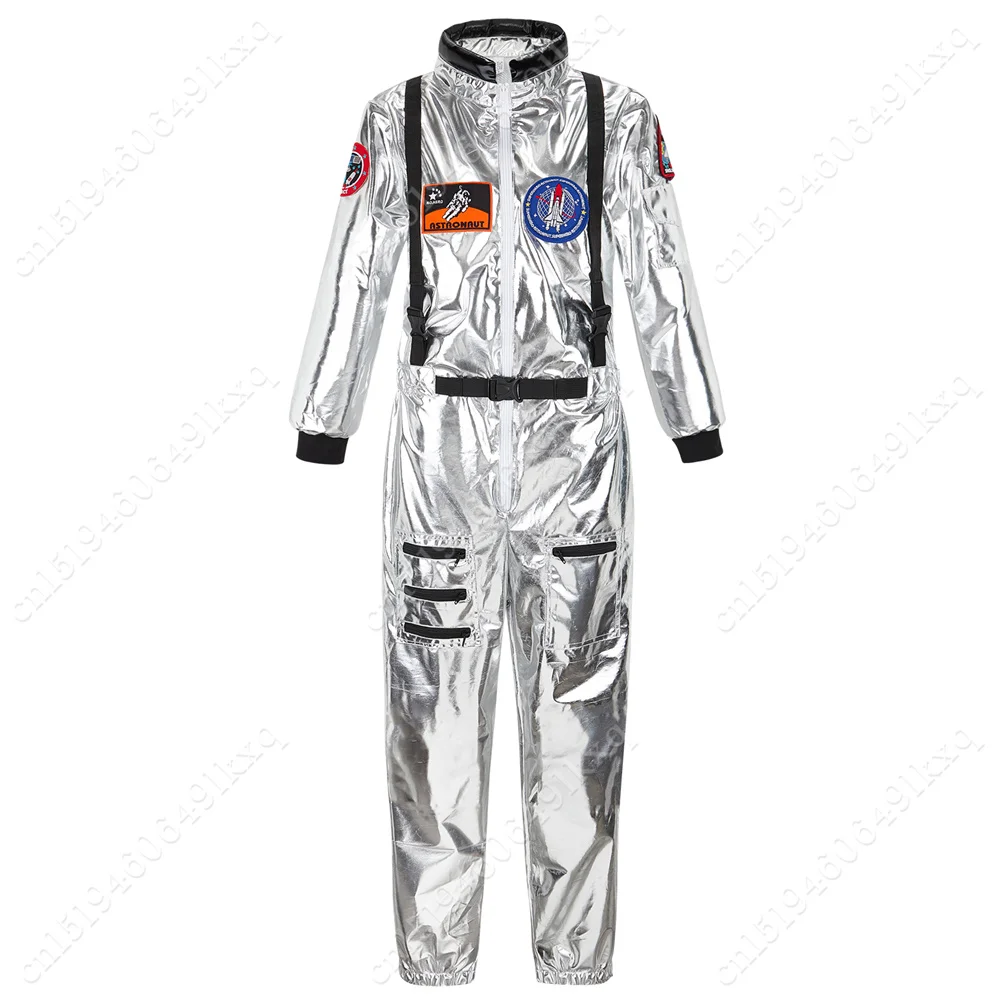 Top Trends: Silver Astronaut Costume Cosplay Men Women Costume Jumpsuits Astronaut Space Suit Adult Cosplay Costumes Shoppable Styles