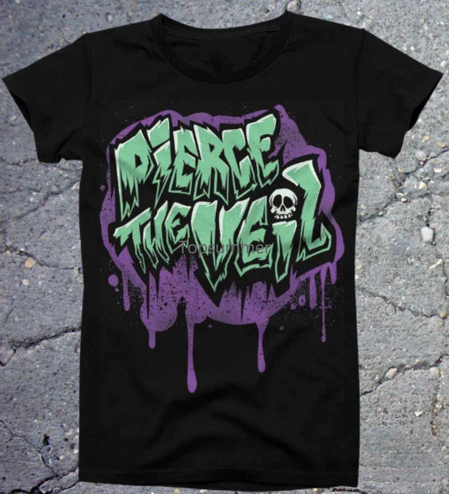 Top Trends: Vintage Pierce The Veil Band Skull Black Cotton S-5Xl Men T-Shirt Shoppable Styles