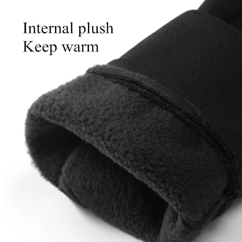 Top Trends: Winter Men Gloves Anti Slip Windproof Snowboard Touch Screen Warm Breathable Autumn Male Motorcycle Cycling Gloves Shoppable Styles - Image 6