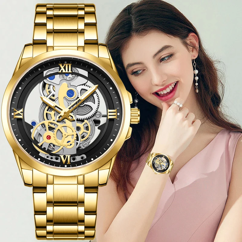 Top Trends: LIGE 2023 Women Watch Fashion Gold Quartz Bracelet Watch Top Brand Luxury Waterproof Ladies Wristwatch Montre Femme Feminino+ BOX Shoppable Styles