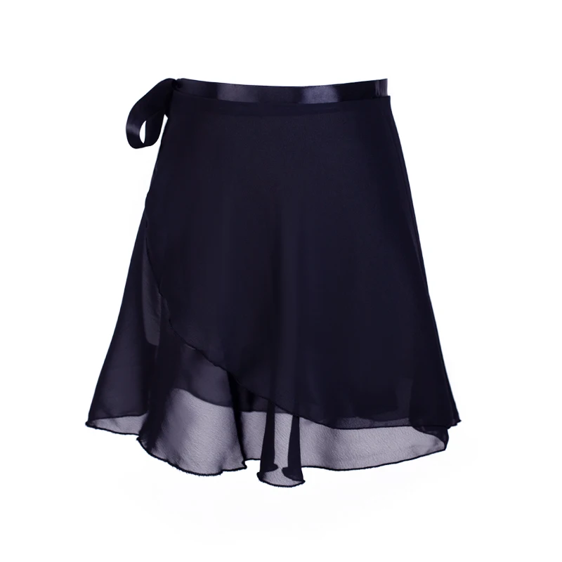 Top Trends: Adult Chiffon Ballet Tutu Dance Skirt Women Girls Gymnastics Wrap Skirt Training Ballet Skirts юбка Ballet Dance Faldas Shoppable Styles