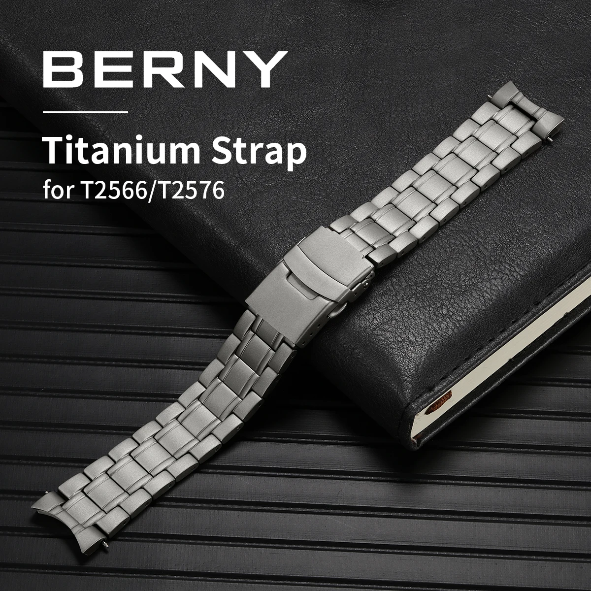 Top Trends: Full Titanium Bracelet 20mm Quick Release Titanium Watch Band With Titanium Clasp Watch Full Titanium Strap With Clasp For Men Shoppable Styles