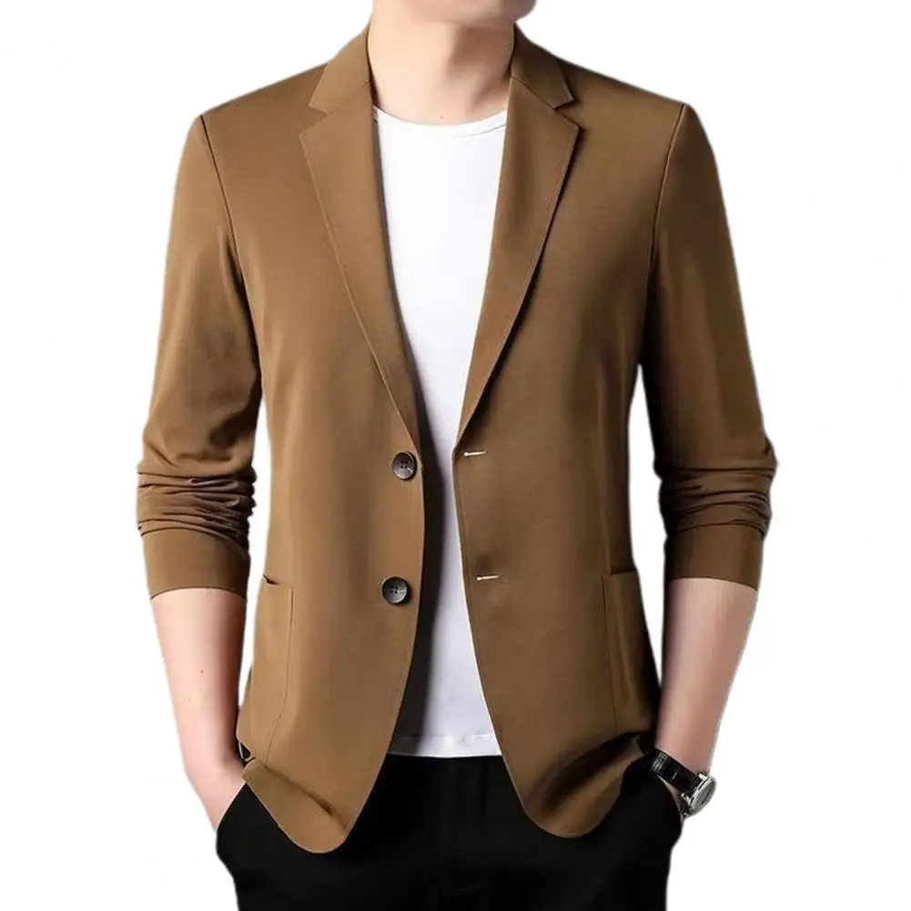 Top Trends: Anti-Wrinkle Ultra Thin Ice Silk Suit Jacket Summer Men Blazer Breathable Stretch Casual Suit Plus Size Lightweight Blazers Shoppable Styles