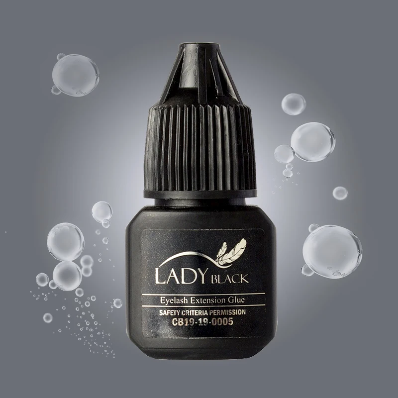 Top Trends: IGLUE Lady Black Glue Eyelash False Extension Glue 5ml Black Cap Waterproof Adhesive Makeup Beauty Health Tool Korea Lasting Shoppable Styles