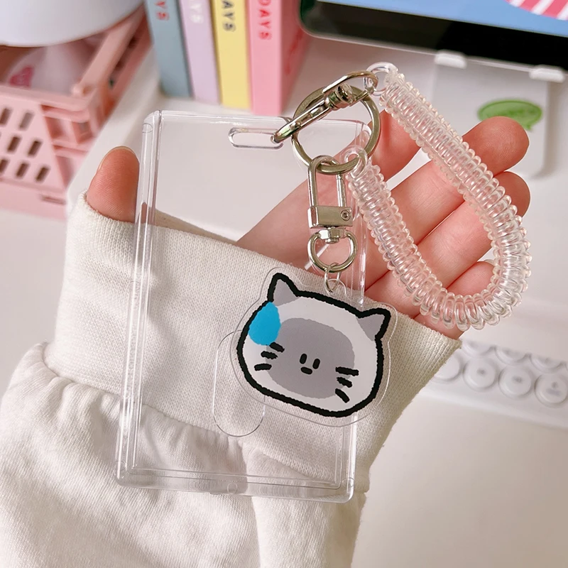 Top Trends: Acrylic Transparent 3 Inch Kpop Photocard Holder Bus ID Card Cover Bear Photo Protector Holder Idol Photo Sleeves Stationery Shoppable Styles