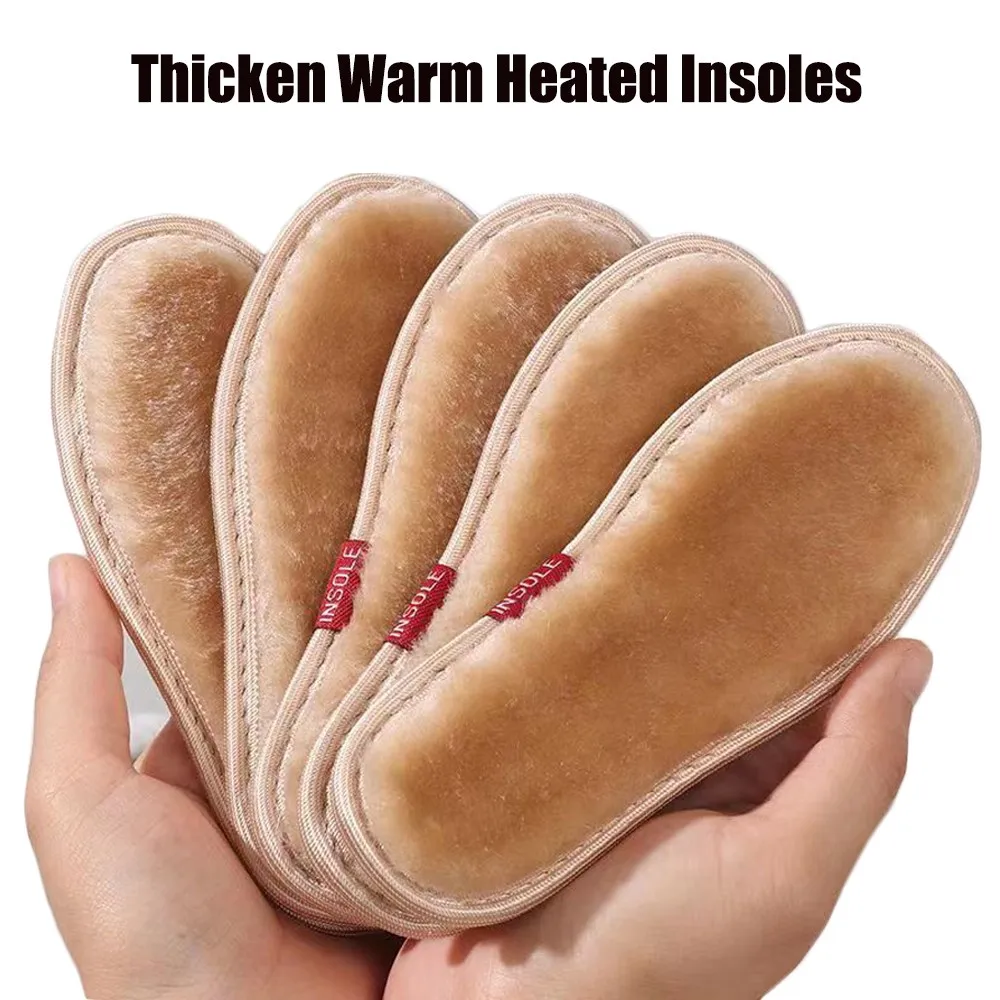 Top Trends: Keep Warm Heated Insoles For Children Feet Warm Insoles For Kids Winter Shoes Sole Imitation Rabbit Thicken Heating Shoe Pads Shoppable Styles