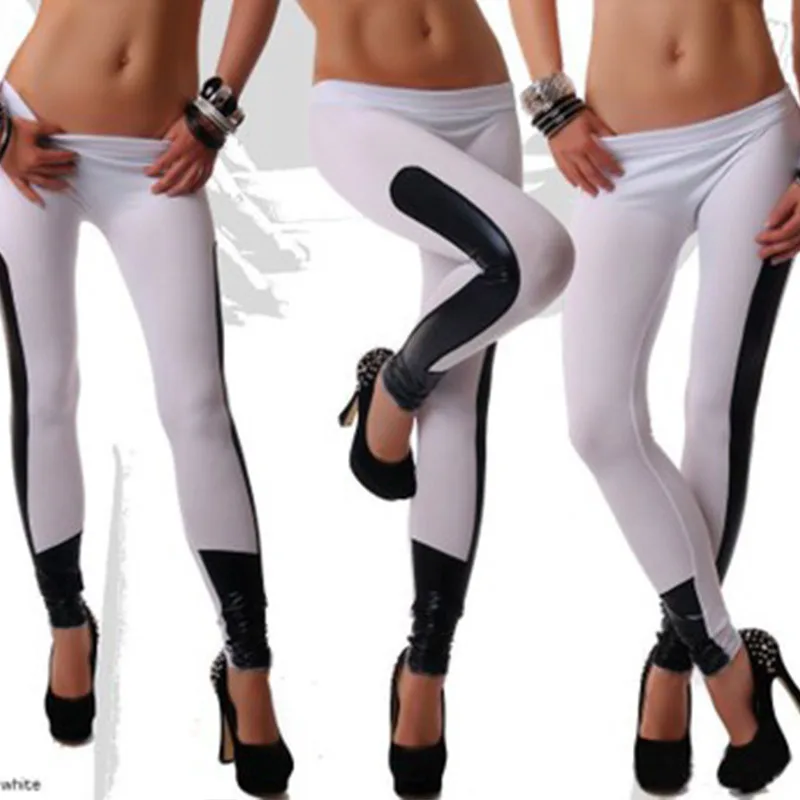 Top Trends: Women Fashion Leggings Pencil Pants Elastic Candy Color Stitching Fashion Jeggings Sexy Leggings L1087 Shoppable Styles - Image 4