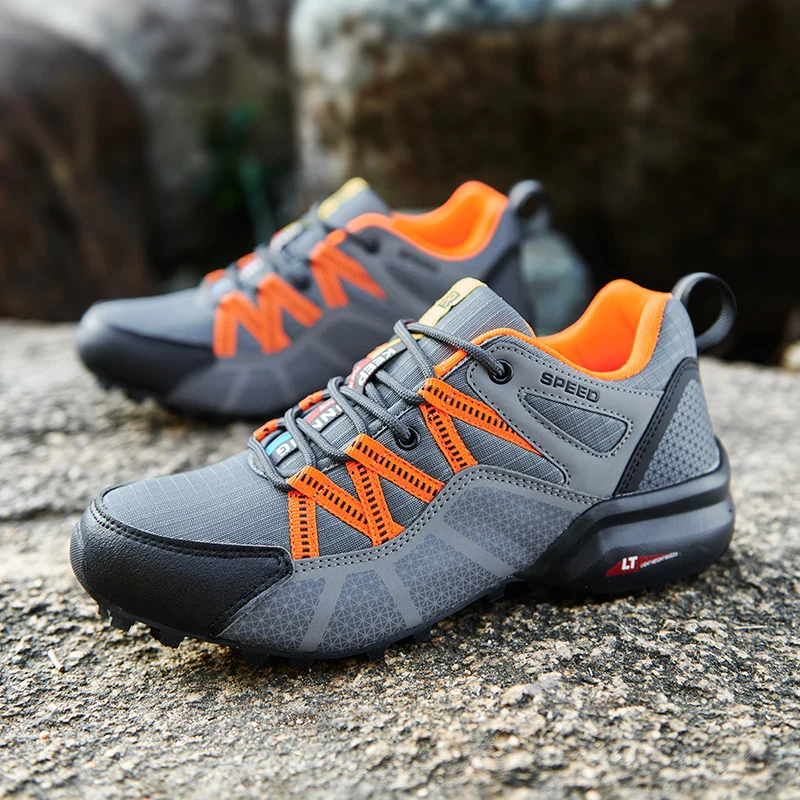 Top Trends: Light Plus Size Trail Running Shoes Men Sneakers Outdoor Man Sports Shoes Waterproof Off Road Multifunction Traveling Footwear Shoppable Styles