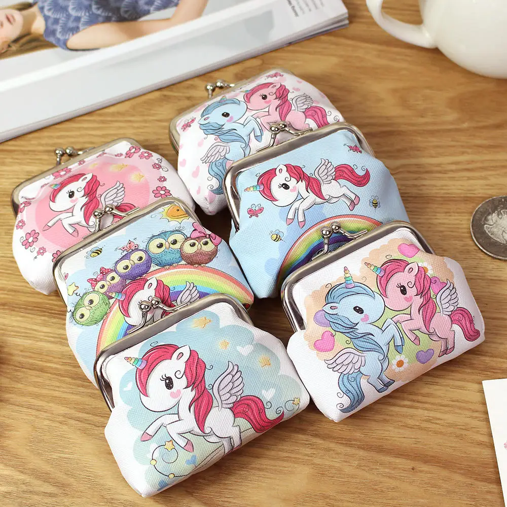 Top Trends: Women's Wallet Mini Unicorn Wallet Card Holder Case Coin Purse Clutch Change Bag Children's Wallets Change Holder Bags For Girls Shoppable Styles