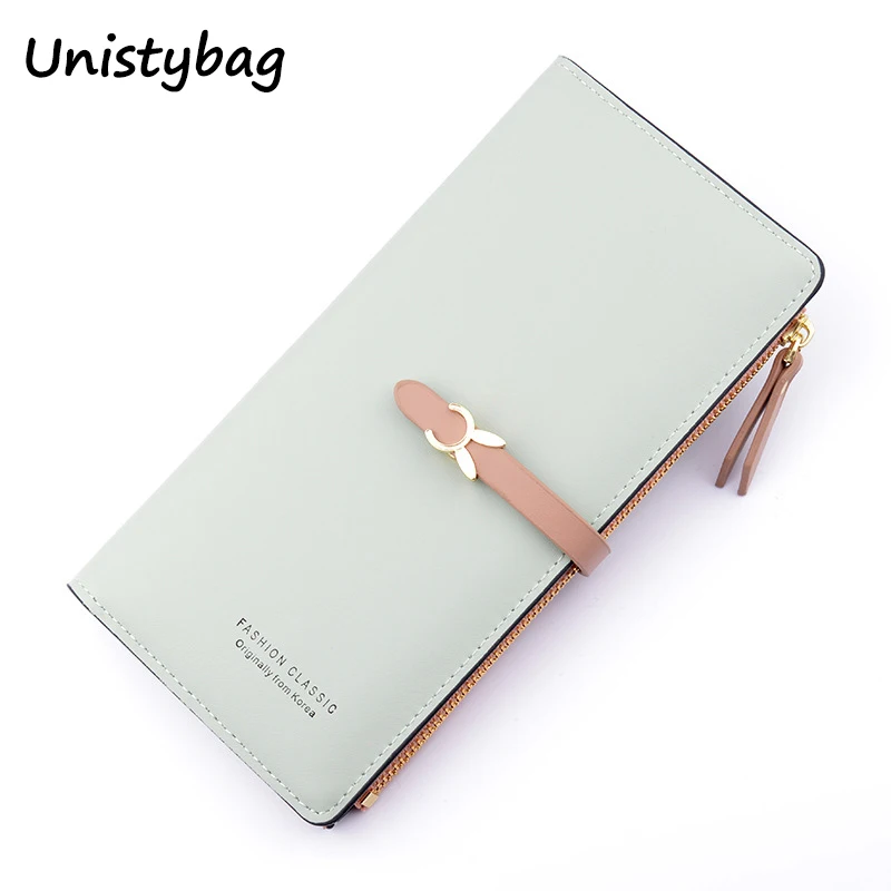 Top Trends: Unistybag Luxury Long Wallet Purses For Women New Trend Slim Wallets Female Clutch Bag Ladies Credit Card Holder Shoppable Styles