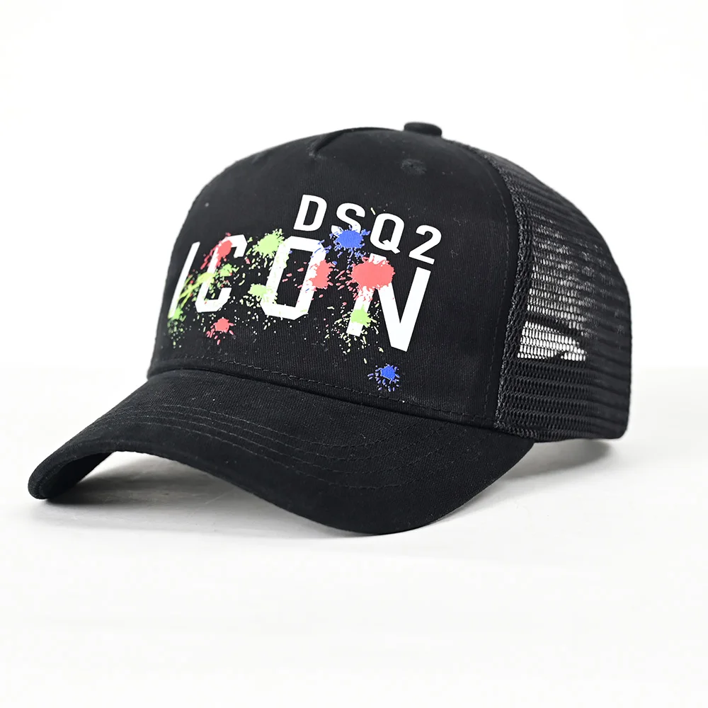 Top Trends: 2023 DSQ2 Baseball Caps Men Women High Quality Printing ICON Letters Design High Quality Mesh Hat Trucker Snapback Cap Dad Hats Shoppable Styles