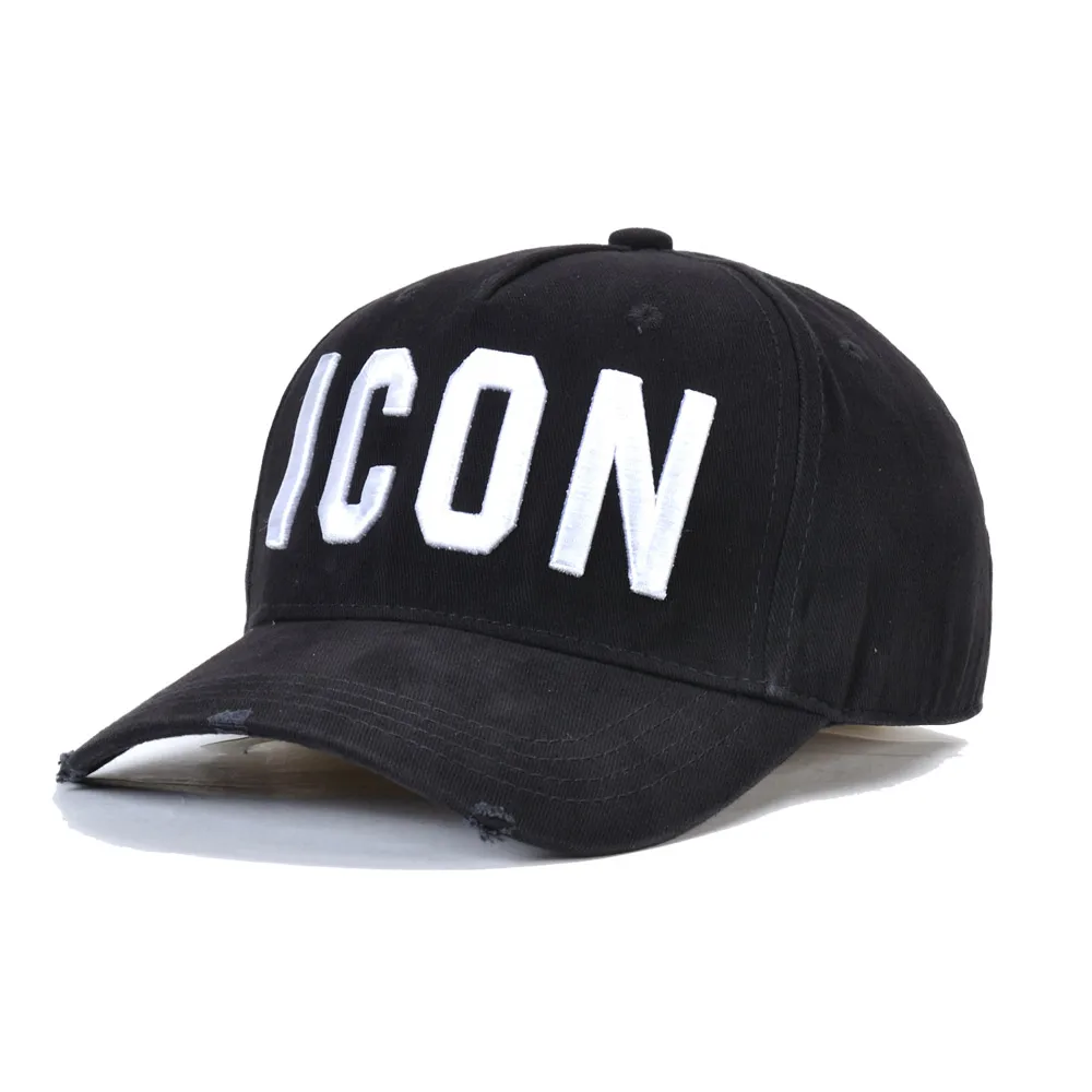 Top Trends: DSQICOND2 Brand DSQ2 100% Cotton Baseball Caps ICON Letters High Quality Cap Men Women Customer Design Hat Black Cap Dad Hats Shoppable Styles