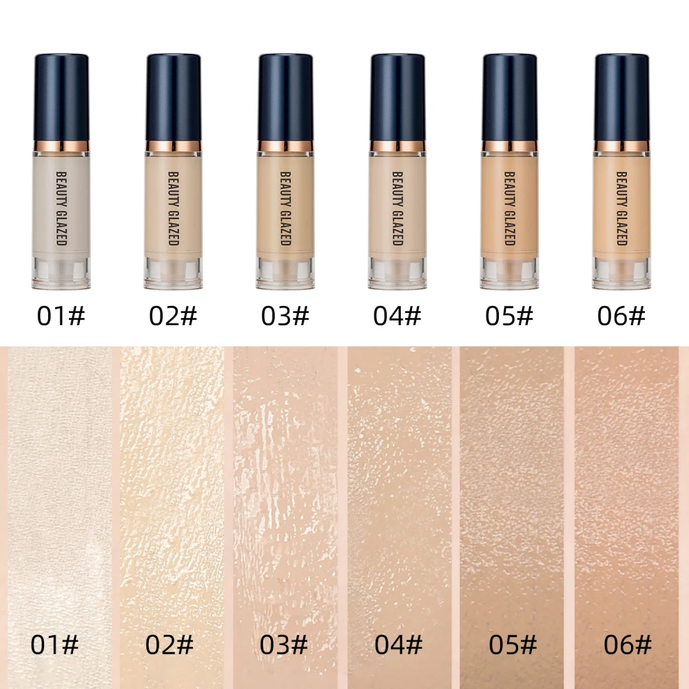 Top Trends: UODO Liquid Foundation Makeups Concealer Full Coverage Waterproof Foundation Base Makeup Face Brighten Lasting Female Cosmetics Shoppable Styles