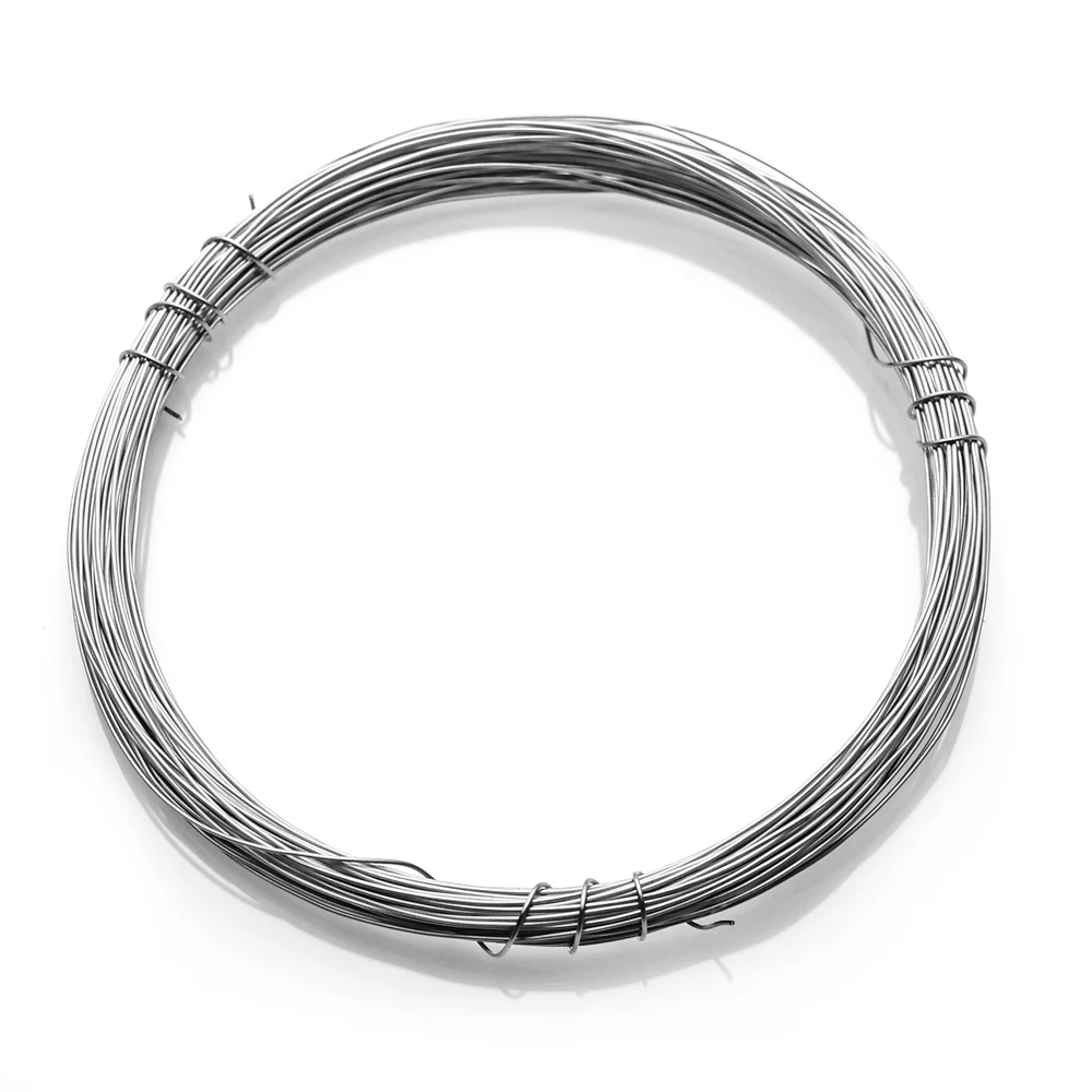 Top Trends: 10Meters 0.2-1.2mm Ss304 Stainless Steel Soft Wire Easy To Bend Single Wire Beading Wire DIY Jewelry Making Finding Accessoires Shoppable Styles