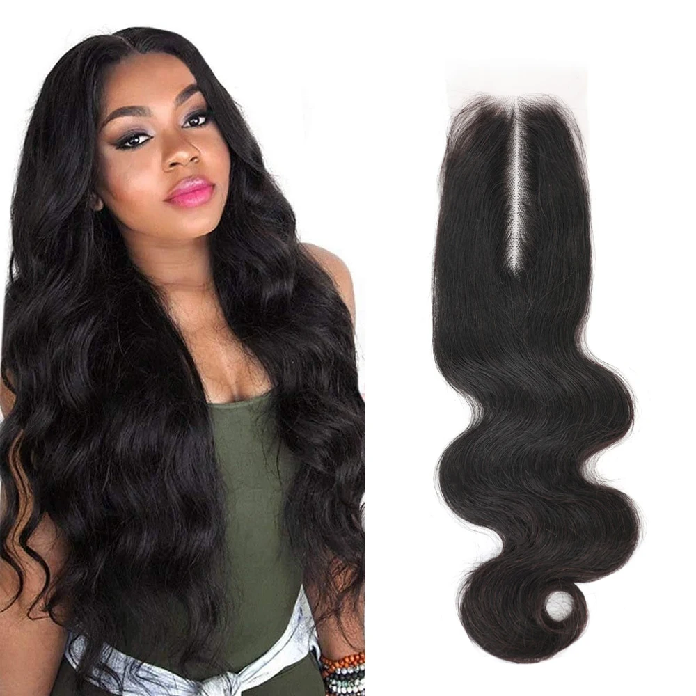 Top Trends: 2x6 Middle Deep Wave Closure Human Hair For Women Transparent HD Lace Closure Only Body Wave Closure Pre Plucked SDD Hair Shoppable Styles