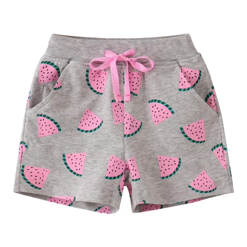 Top Trends: Jumping Meters New Arrival Watermelon Print Girls Shorts Summer Baby Clothes Drawstring Hot Selling Toddler Kids Trousers Pants Shoppable Styles