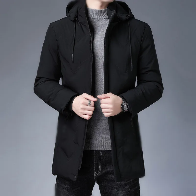 Top Trends: Mens Parkas Winter Warm Jacket Coats Men Fashion Casual Mens Winter Jackets And Coats Fleece Parkas Collar Detachable Clothes Shoppable Styles