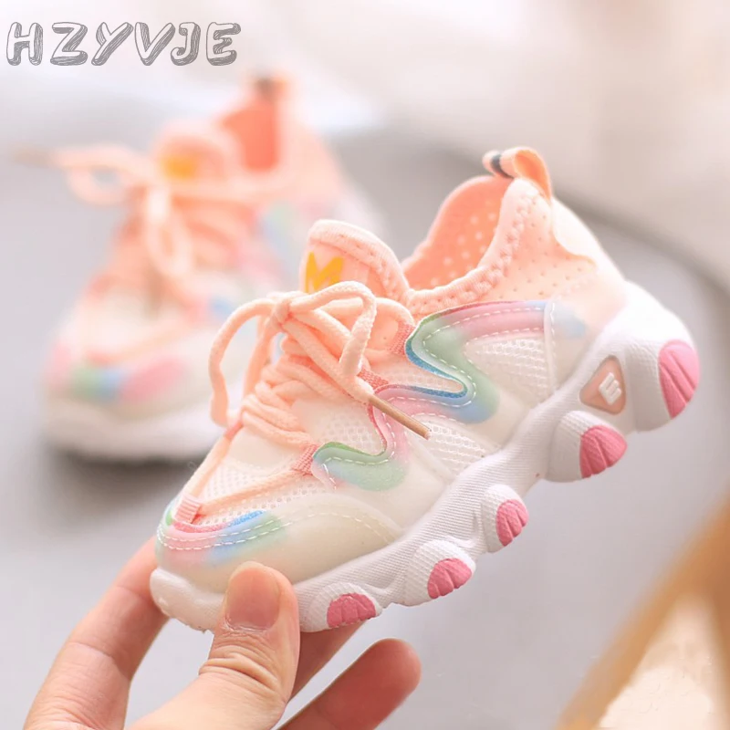 Top Trends: Spring Autumn Fashion Children&#039;s Casual Shoes Breathable Non Slip Boys Girls&#039; Sports Shoes Mesh Low Top Children&#039;s Casual Shoes Shoppable Styles