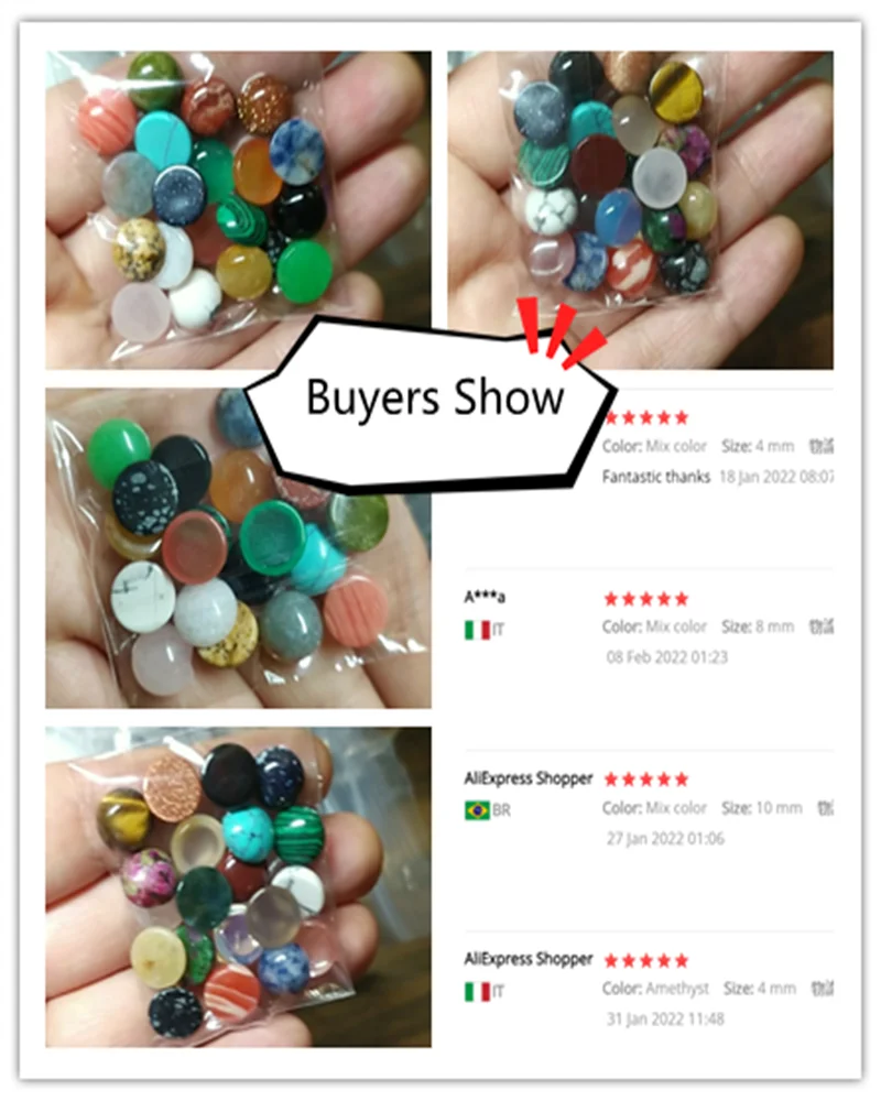 Top Trends: 20 PCS Natural Amethyst Stones Cabochon 4 Mm 6 Mm 8 Mm 10 Mm Round No Hole For Making Jewelry Shoppable Styles - Image 2