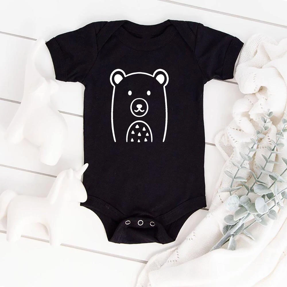 Top Trends: Enercy Milk Cuddles Funny Baby Girl Boy Clothes Bodysuits Black Cotton Summer Infant Onesies American Fashion Toddler Jumpsuit Shoppable Styles - Image 2