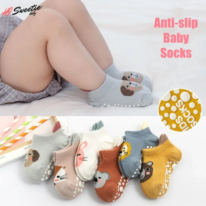 Top Trends: Baby Socks Spring Cute Cartoon Non-slip Baby Boys Girls Floor Socks Autumn Summer Socks 0-3 Years Old Shoppable Styles