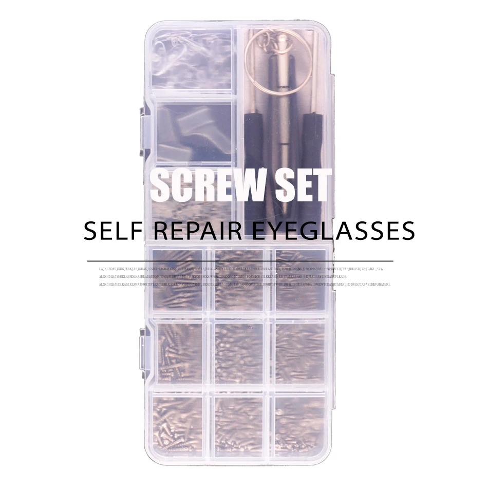 Top Trends: Eyeglasses Sunglasses Repair Kit Tool Glasses Screwdriver Screws Sets Nuts Nose Pad Optical Repair Tool Parts Assorted Kit Shoppable Styles