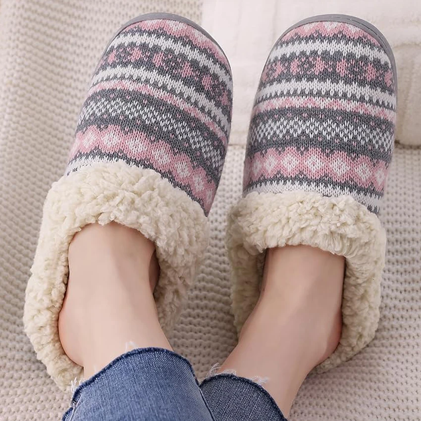 Top Trends: Shevalues Fluffy Fur House Slippers For Women Men Comfy Winter Plush Slippers With Fleece Lined Non-slip Warm Indoor Home Shoes Shoppable Styles