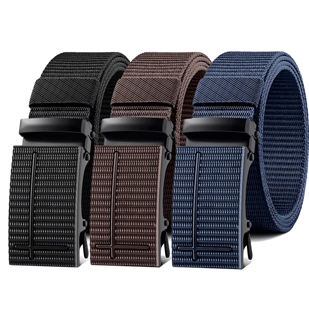 Top Trends: Men Belt Alloy Buckle Breathable Belts For Men Cowboy Designer Waistband Belt Corps Canvas Outdoor Hunting Tactical Belt Shoppable Styles