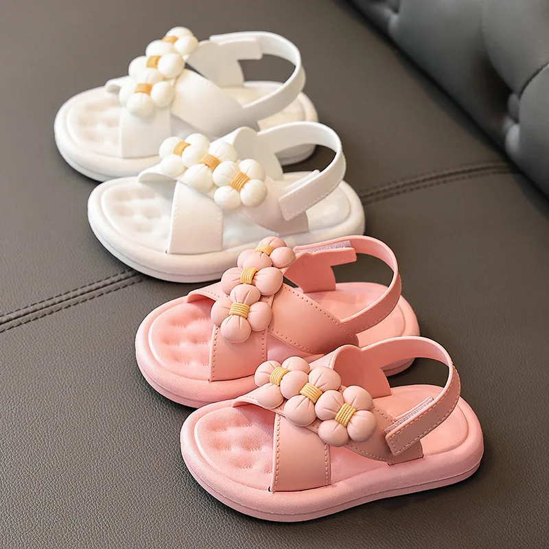 Top Trends: New Girl Sandals Toddler Sandals Summer Fashion Kids Baby Girls Big Pearl Princess Sandals For Little Big Girl's Shoes 2-9 Years Shoppable Styles - Image 3