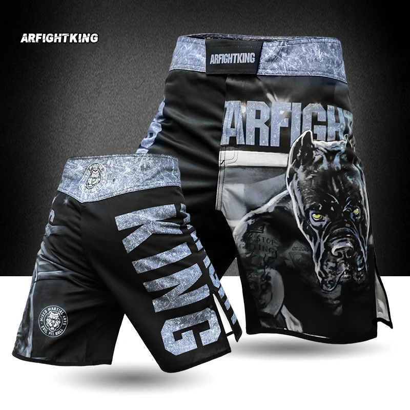 Top Trends: MMA Bull Headstock Fighting Sports Wear Resistant Shorts Comprehensive Fighting Training Fitness Muay Thai Judo Sanda Pants Shoppable Styles