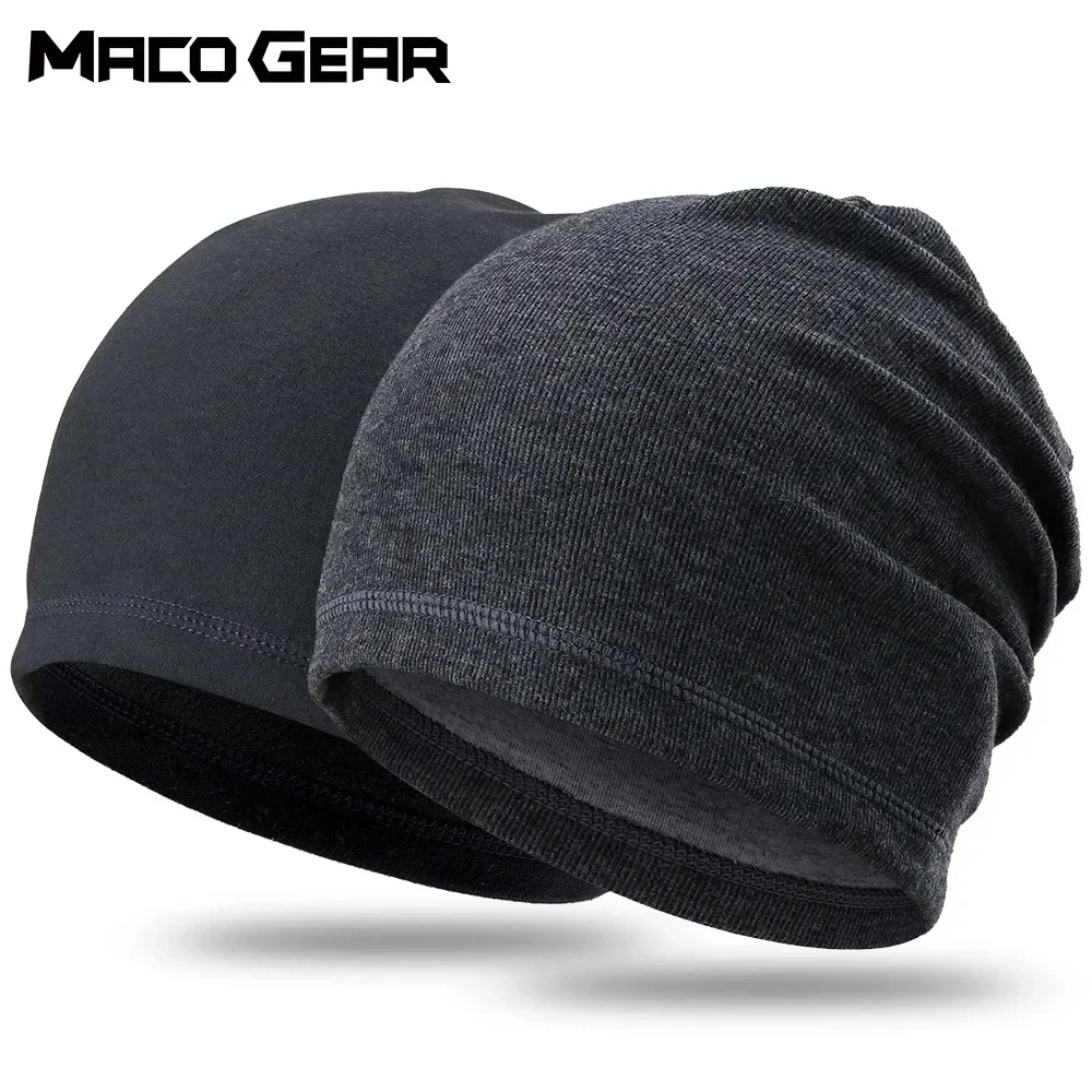 Top Trends: Winter Fleece Beanies Bicycle Sports Tennis Fitness Stretch Running Hiking Cycling Hat Snowboard Soft Windproof Cap Women Men Shoppable Styles