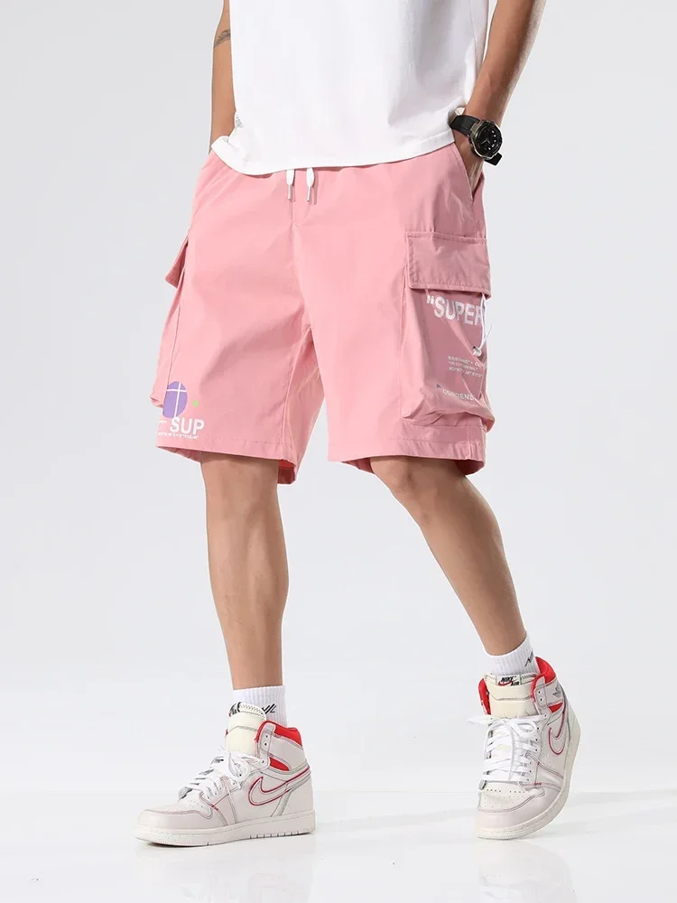 Top Trends: Summer Cargo Shorts Men 2024 New Multi-Pockets Hip Hop Streetwear Baggy Jogger Shorts Male Casual Beach Shorts Plus Size 8XL Shoppable Styles