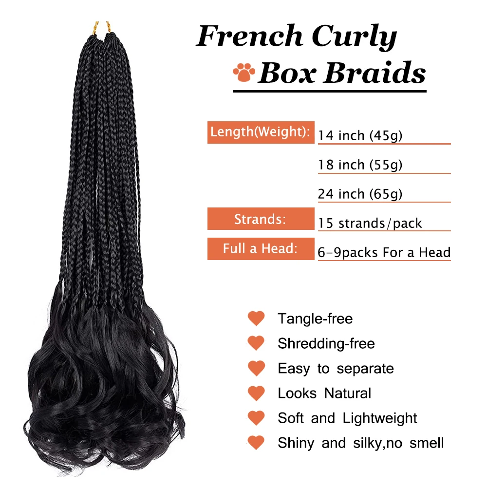 Top Trends: Hair Nest French Curl Crochet Braids Goddess Box Braids Crochet Hair Pre Looped French Curly Braiding Hair Extensions Shoppable Styles - Image 2