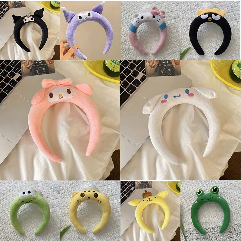 Top Trends: Sanrio Plush Doll Kuromi Ears Cute Melody Headbands Women Kawaii Cartoon Hairbands Girls DIY 3D Hair Accessories Kids Party Gift Shoppable Styles