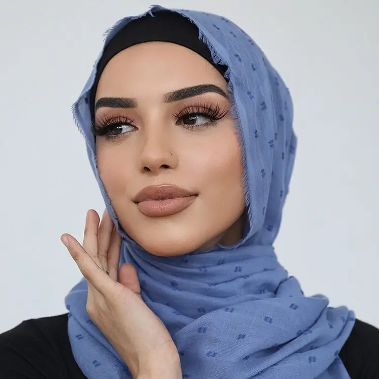 Top Trends: Solid Cotton Scarf Muslim Women Hijab Cotton Black Shawl Long Soft Breathable Scarves Head Wraps Foulard Bandana Turban Ramadan Shoppable Styles