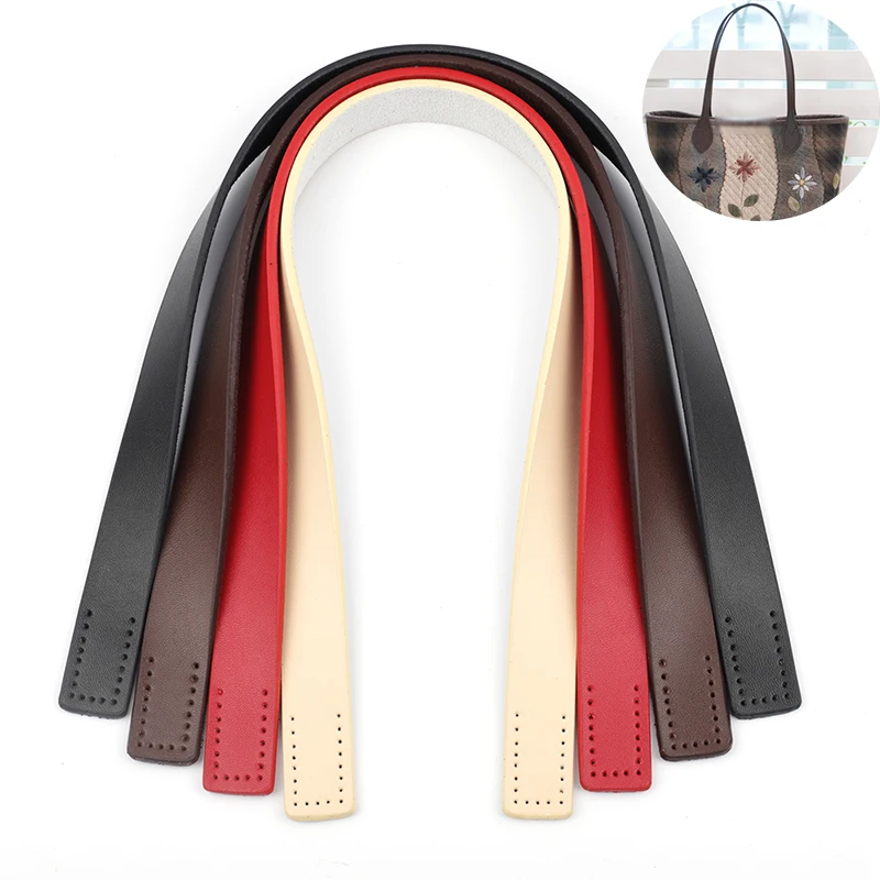 Top Trends: 1set 50cm Genuine Leather Bag Strap DIY Replacement Bag Handles Durable Detachable Shoulder Belt Handbag Accessories For Bags Shoppable Styles