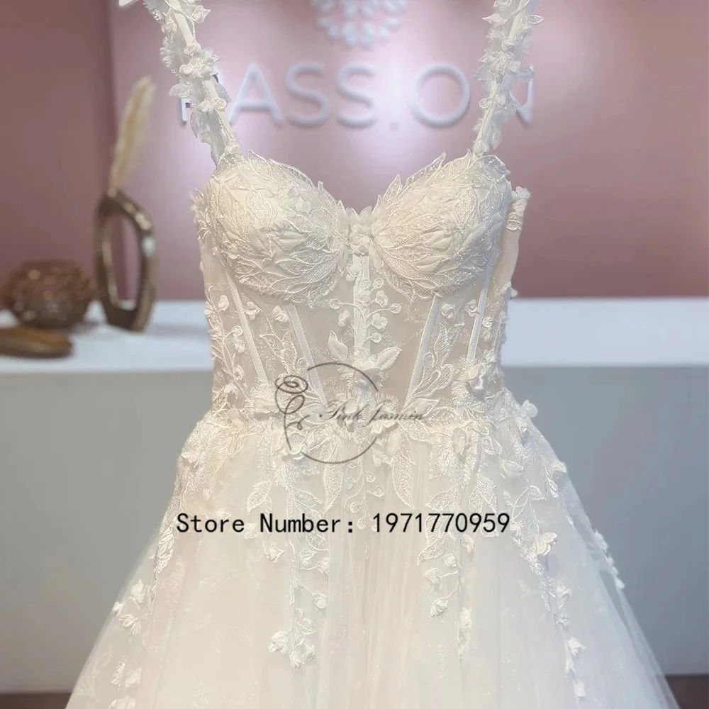 Top Trends: White Wedding Dress For Princess Sweetheart Court Train Exquisite Lace Applique Elegant Bridal Gowns Robe De Mariée 2024 New Shoppable Styles - Image 2