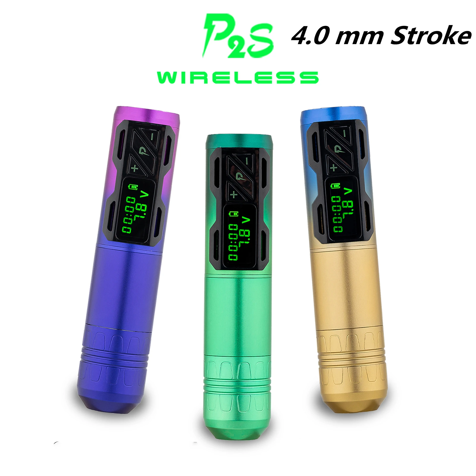 Top Trends: 4.0 MM Stroke EZ Portex Generation 2S (P2S) Wireless Battery Cartridge Tattoo Pen Machine Gradient Color Customized Swiss Motor Shoppable Styles