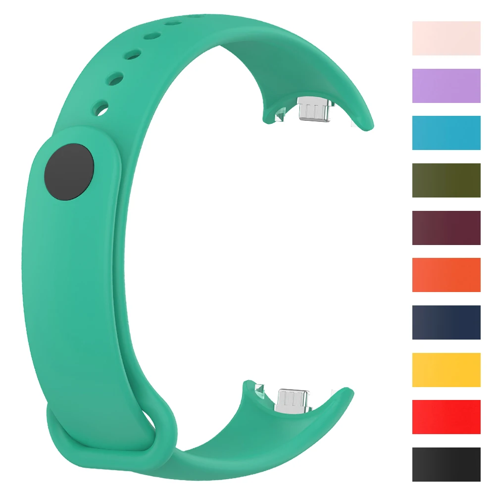 Top Trends: Silicone Watch Band Compatible For Xiaomi Mi Band 8 / 8 NFC Replacement Band Quick Release Adjustable Sports Wristband Accessories Shoppable Styles