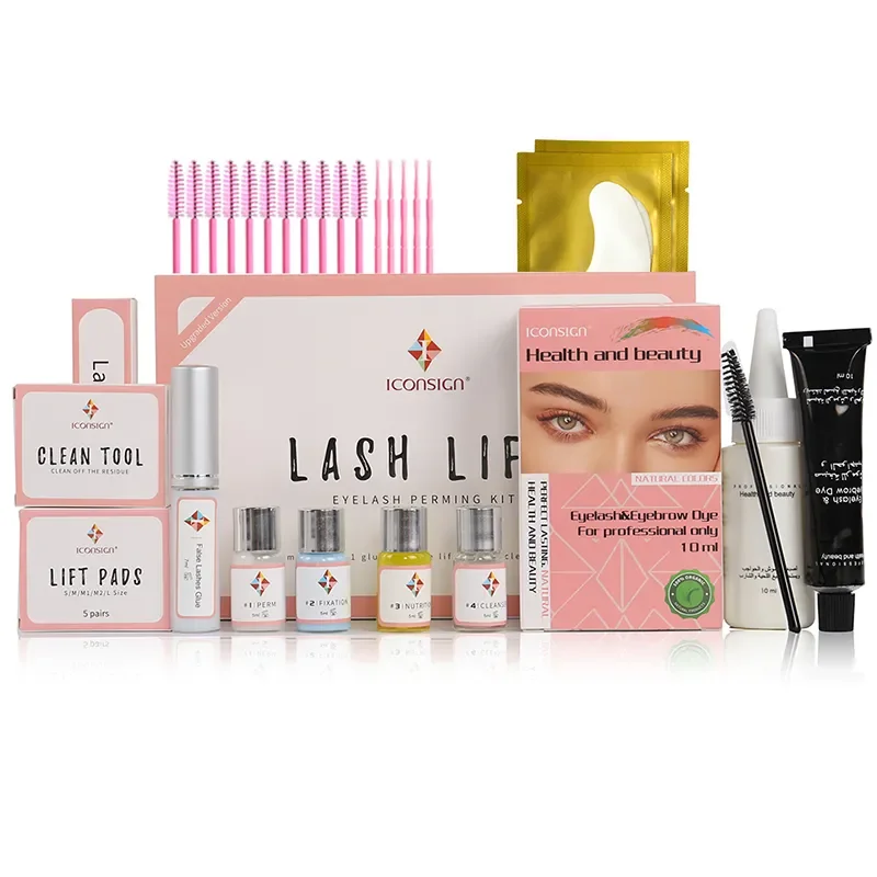 Top Trends: ICONSIGN Upgraded Lash Lift Kit And Lash Brow Dye Tint Kit Together Eyelash Lifting Brow Dye Tint Eye Makeup Tools Dropshipping Shoppable Styles