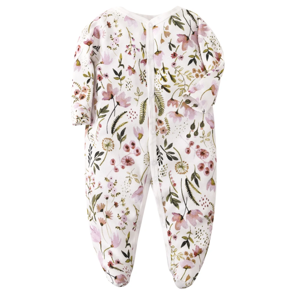 Top Trends: Baby Clothes 0-3 Months Newborn Pajama Girl And Boy Long Sleeve One Piece Footed Jumpsuit Cotton Fashion Newborn Baby Romper Shoppable Styles