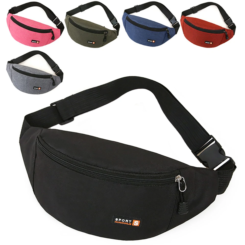 Top Trends: Unisex Waist Bag Small Canvas Shoulder Crossbody Bags For Women 2023 Men&#039;s Sports Fanny Pack Fashion Phone Female Chest Bag Shoppable Styles