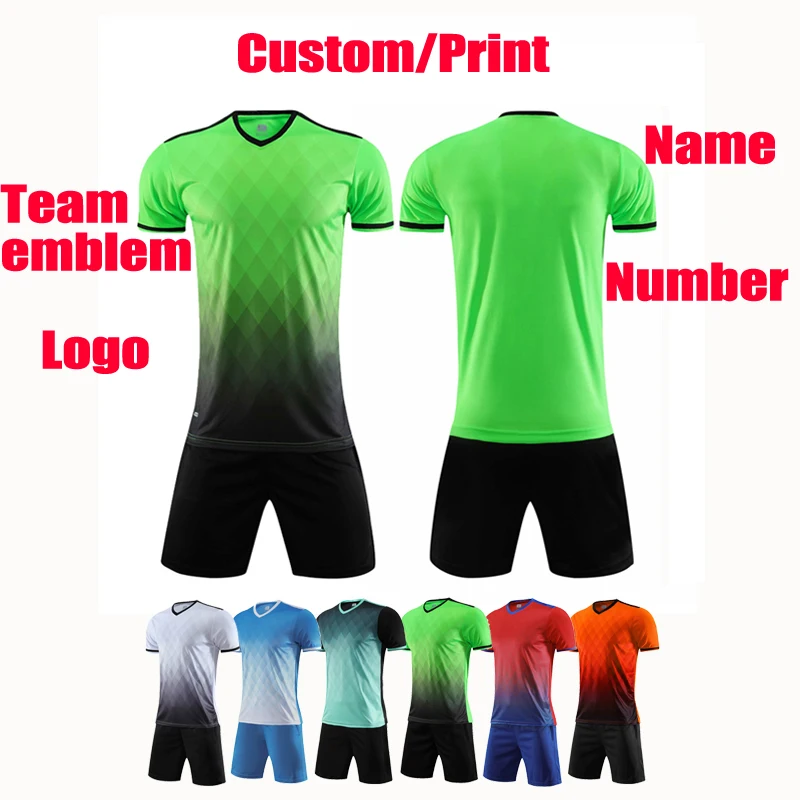 Top Trends: Football Uniform Custom Sportswear Custom DIY Logo Name Printing Football Training Clothing Adults And Kid Soccer Clothes Shoppable Styles