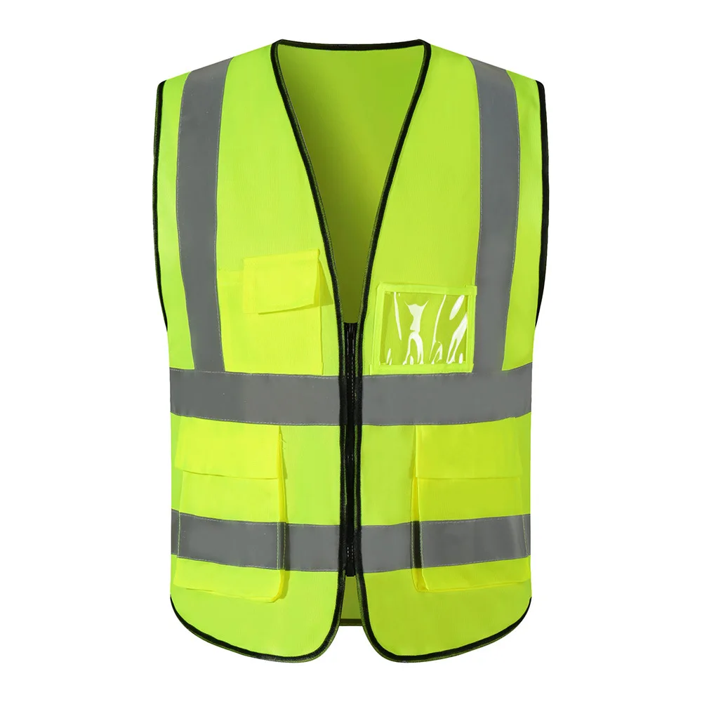 Top Trends: Factory Price 1 PCS Free Custom LOGO Reflective Safety Vest High Visibility Construction Work Uniforms Logo Printing 2022 Shoppable Styles - Image 6