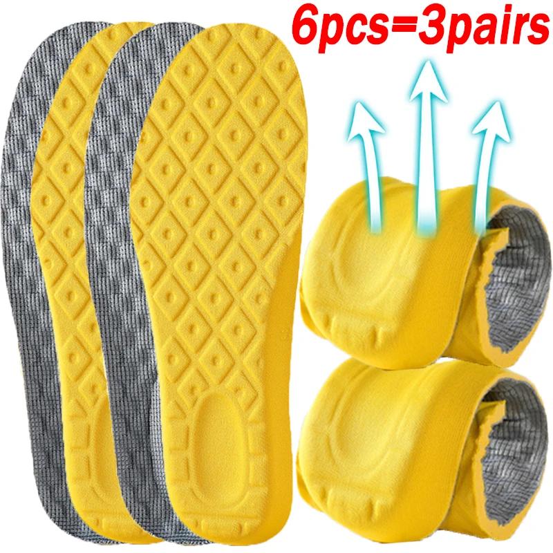 Top Trends: 1-3pairs Soft Memory Foam Insoles Women Breathable Foot Care Orthopedic Shoe Inserts Sports Running Feet Care Cushion Paddings Shoppable Styles