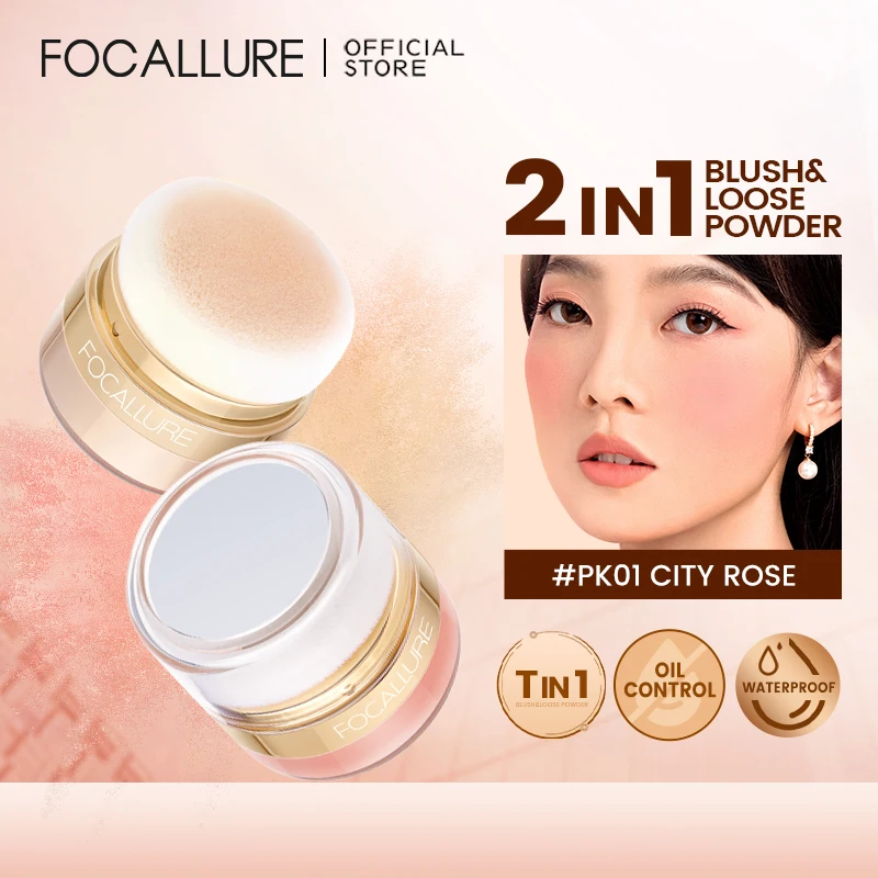 Top Trends: FOCALLURE Matte Face Blush Palette Waterproof Oil-control Longlasting Lighweight Loose Powder Setting Finish Makeup Cosmetics Shoppable Styles