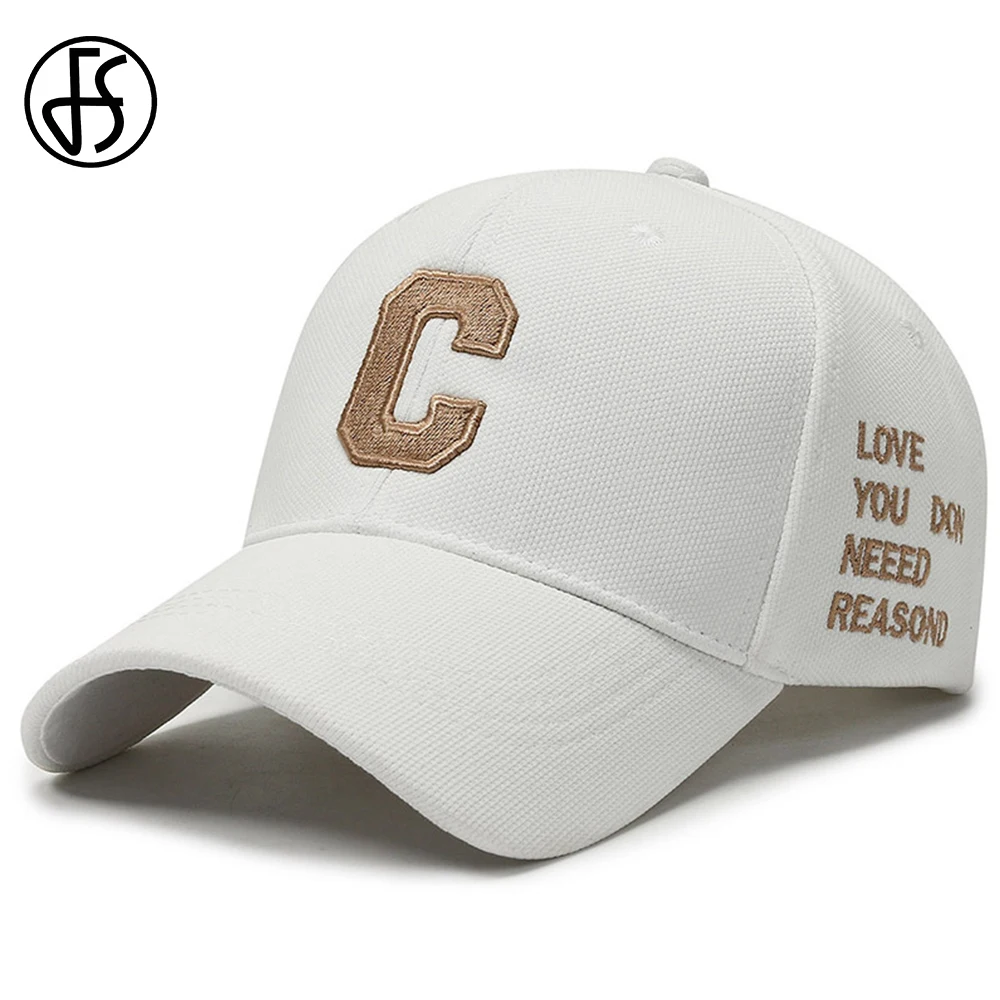 Top Trends: FS White Gold Luxury Brand Baseball Caps For Men High Quality Cotton Women Hip Hop Hat Outdoor Sunshade Golf Cap Casquette Homme Shoppable Styles